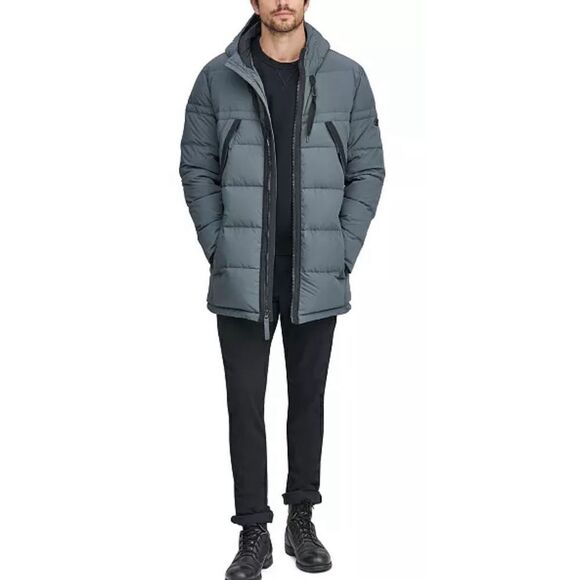 MARC NEW YORK Men's F18 Holden Parka Jacket in Charcoal NWT Size Large - Picture 3 of 9
